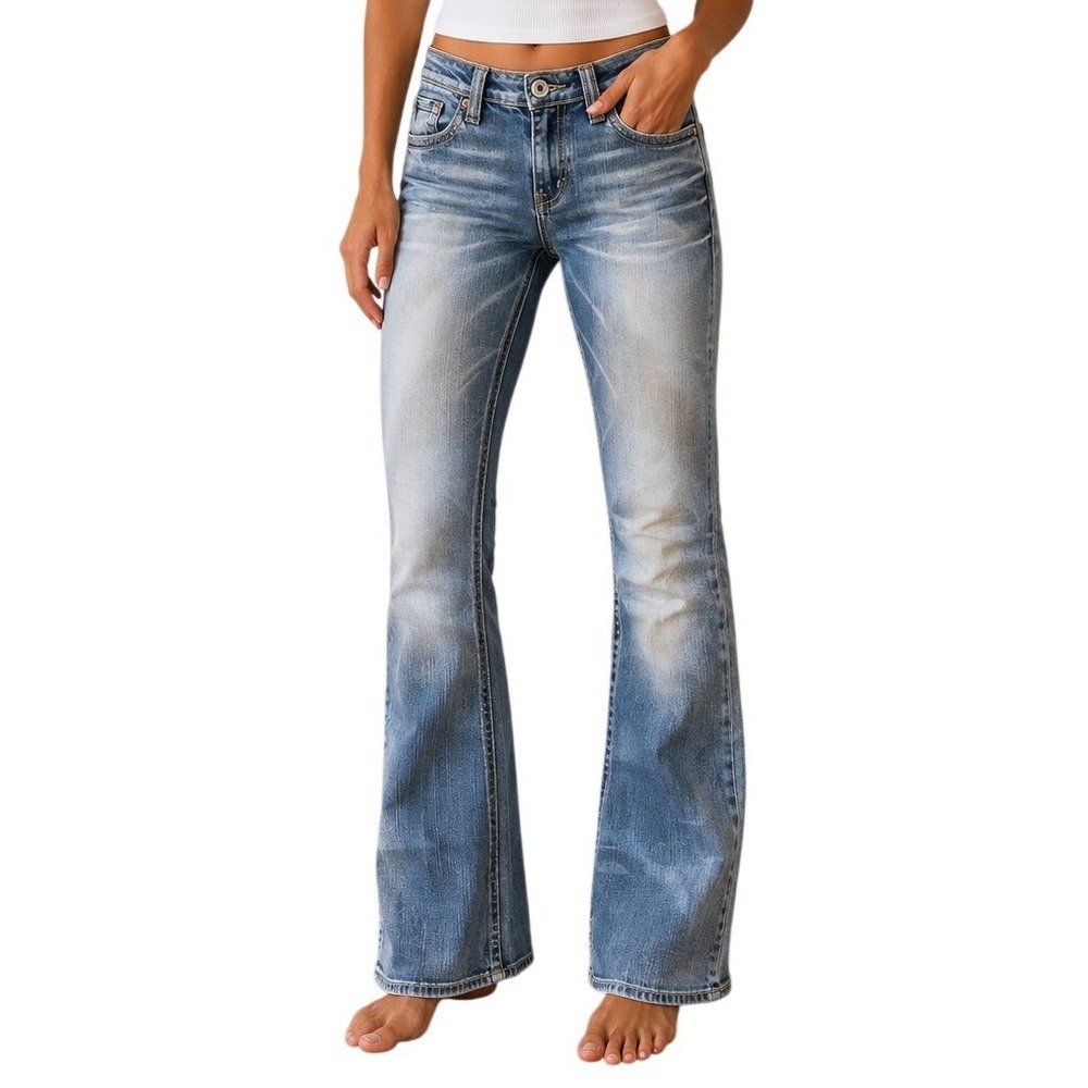 Big Star ‎ Medium Wash Remy Low Rise Bootcut Jeans Women's 27R